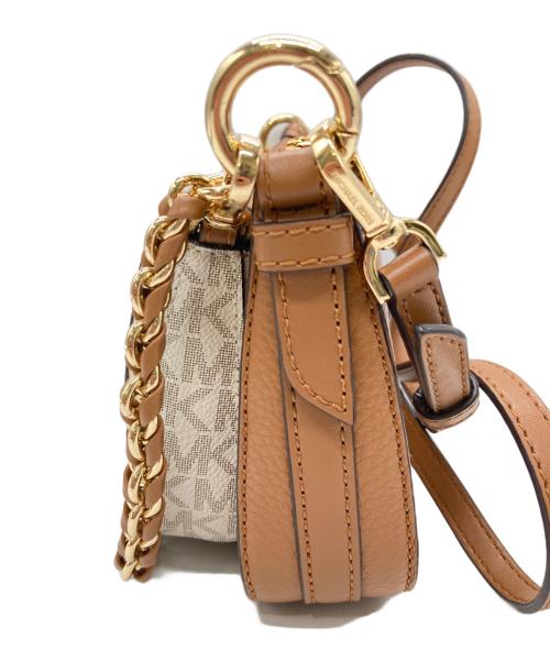 MICHAEL KORS（マイケル・コース）MICHAEL KORS (マイケル・コース) ショルダーバッグ ブラウンの古着・服飾アイテム