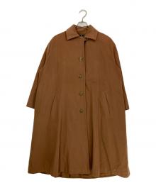 FENDI 365（フェンディ）の古着「ウールステンカラーコート」｜ブラウン