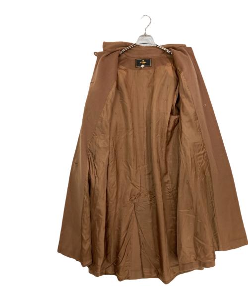 FENDI 365（フェンディ）FENDI 365 (フェンディ) ウールステンカラーコート ブラウン サイズ:38の古着・服飾アイテム