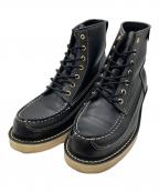 Dannerダナー）の古着「MOC TOE LACE UP BOOTS」｜ブラック