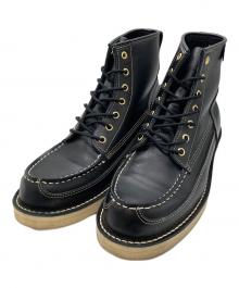 Danner（ダナー）の古着「MOC TOE LACE UP BOOTS」｜ブラック