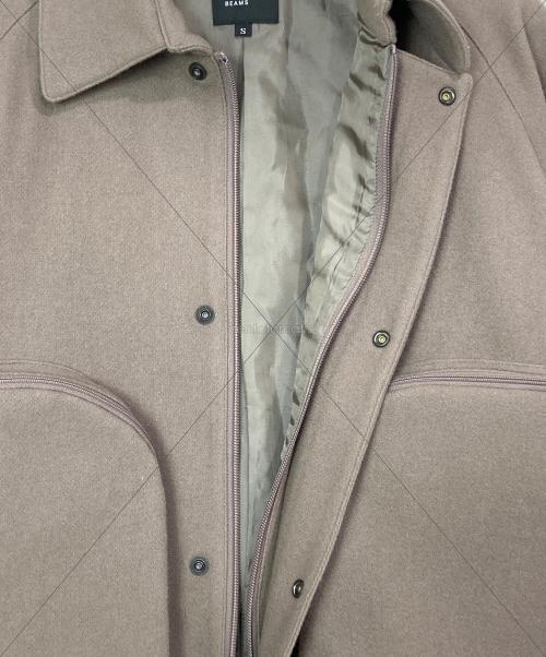 International Gallery（インターナショナルギャラリー）International Gallery (インターナショナルギャラリー) ハイドポケットブルゾン ベージュ サイズ:Sの古着・服飾アイテム