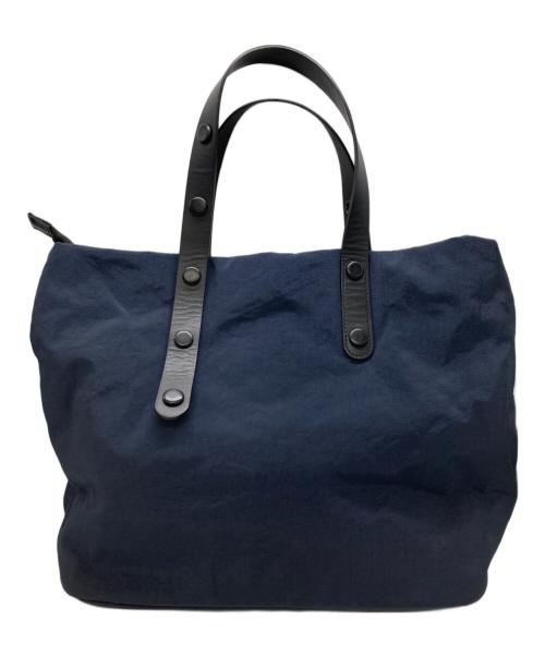 HIROKO HAYASHI（ヒロコ ハヤシ）HIROKO HAYASHI (ヒロコ ハヤシ) ハンドバッグ ネイビーの古着・服飾アイテム