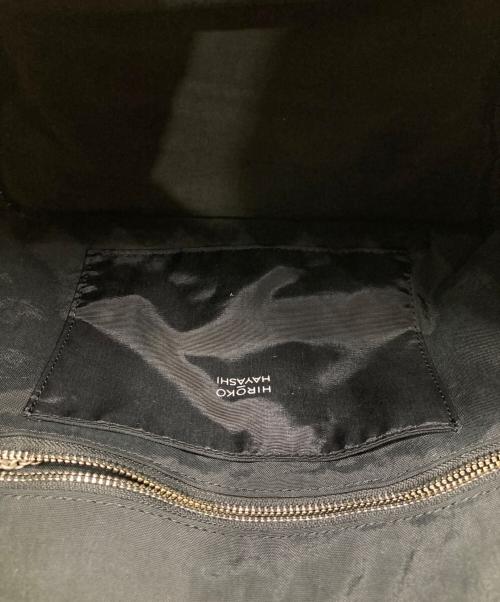 HIROKO HAYASHI（ヒロコ ハヤシ）HIROKO HAYASHI (ヒロコ ハヤシ) ハンドバッグ ネイビーの古着・服飾アイテム