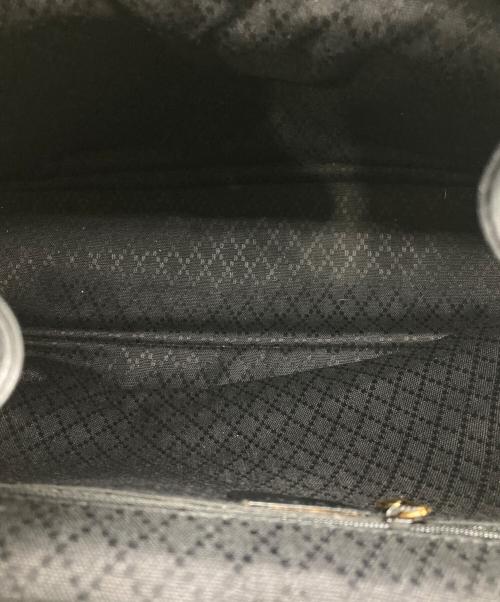 GUCCI（グッチ）GUCCI (グッチ) バンブーレザーリュック ブラックの古着・服飾アイテム