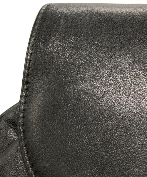 GUCCI（グッチ）GUCCI (グッチ) バンブーレザーリュック ブラックの古着・服飾アイテム