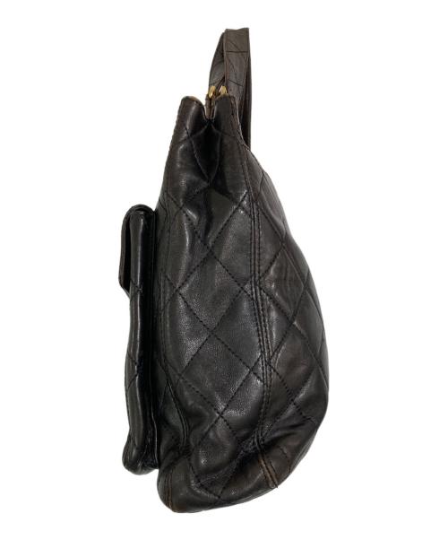 CHANEL（シャネル）CHANEL (シャネル) ダブルポケットトートバッグ ブラウンの古着・服飾アイテム