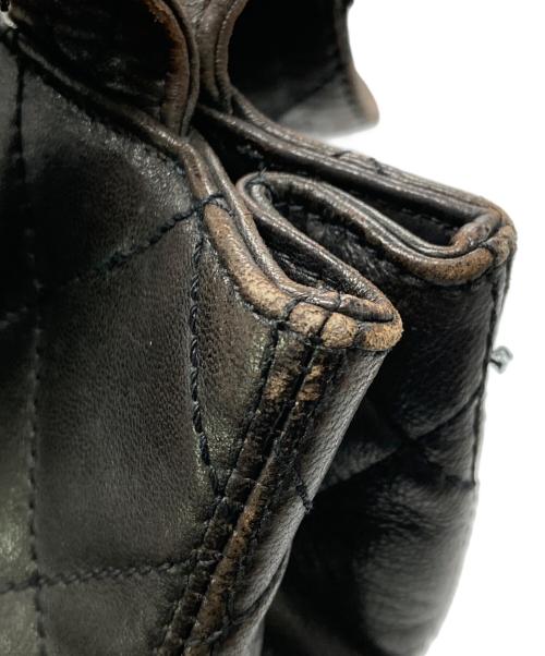 CHANEL（シャネル）CHANEL (シャネル) ダブルポケットトートバッグ ブラウンの古着・服飾アイテム