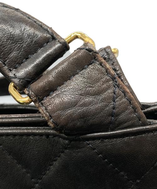 CHANEL（シャネル）CHANEL (シャネル) ダブルポケットトートバッグ ブラウンの古着・服飾アイテム