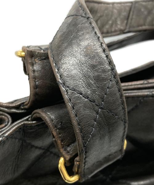 CHANEL（シャネル）CHANEL (シャネル) ダブルポケットトートバッグ ブラウンの古着・服飾アイテム