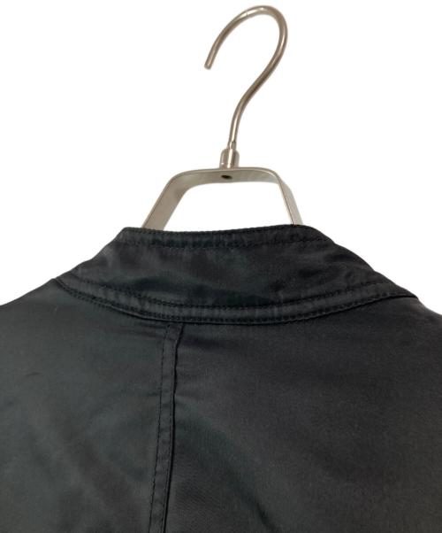 DKNY（ダナキャランニューヨーク）DKNY (ダナキャランニューヨーク) 90s ナイロンシングルライダースジャケット ブラック サイズ:Lの古着・服飾アイテム