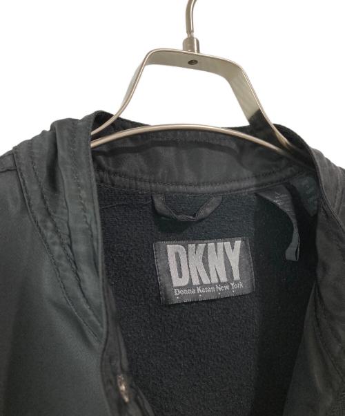 DKNY（ダナキャランニューヨーク）DKNY (ダナキャランニューヨーク) 90s ナイロンシングルライダースジャケット ブラック サイズ:Lの古着・服飾アイテム