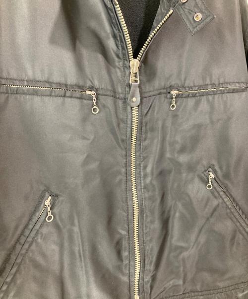 DKNY（ダナキャランニューヨーク）DKNY (ダナキャランニューヨーク) 90s ナイロンシングルライダースジャケット ブラック サイズ:Lの古着・服飾アイテム