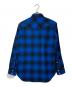PENDLETON (ペンドルトン) 70~80'sオンブレチェックウールウエスタンシャツ ブルー サイズ:Ⅿ：25000円