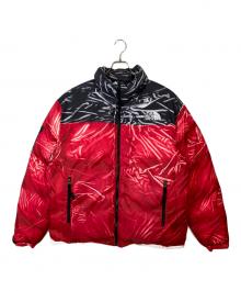 THE NORTH FACE×SUPREME（ザ ノース フェイス×シュプリーム）の古着「Trompe L’oeil Printed Nuptse Jacket」｜レッド