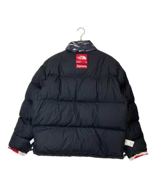THE NORTH FACE（ザ ノース フェイス）THE NORTH FACE (ザ ノース フェイス) SUPREME (シュプリーム) Trompe L’oeil Printed Nuptse Jacket レッド サイズ:XLの古着・服飾アイテム