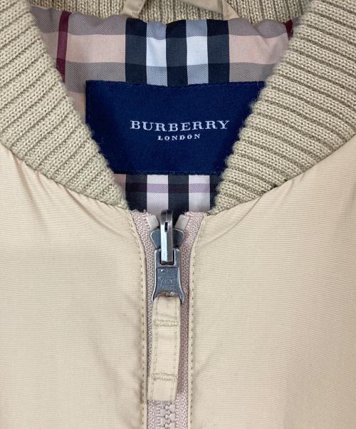 BURBERRY LONDON（バーバリーロンドン）BURBERRY LONDON (バーバリーロンドン) 中綿ブルゾン ベージュ サイズ:Lの古着・服飾アイテム