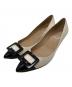 Roger Vivier（ロジェ ヴィヴィエ）の古着「バックルパンプス」｜ベージュ