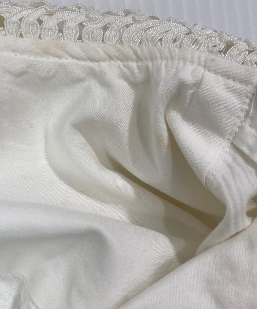 COMME des GARCONS HOMME PLUS（コムデギャルソンオムプリュス）COMME des GARCONS HOMME PLUS (コムデギャルソンオムプリュス) レースカラーシャツ ホワイト サイズ:FREEの古着・服飾アイテム