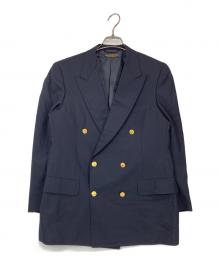 BROOKS BROTHERS（ブルックスブラザーズ）の古着「金釦ダブルブレスト混ブレザー」｜ネイビー