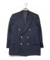BROOKS BROTHERS（ブルックスブラザーズ）の古着「金釦ダブルブレスト混ブレザー」｜ネイビー