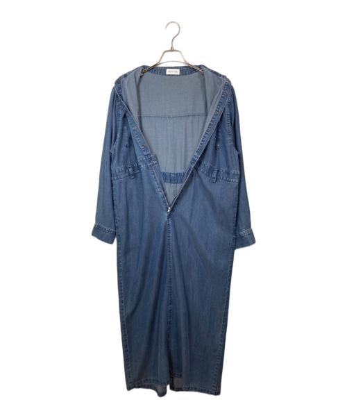 ROSIEE（ロージー）ROSIEE (ロージー) テンセルデニムワンピース ブルー サイズ:FREEの古着・服飾アイテム