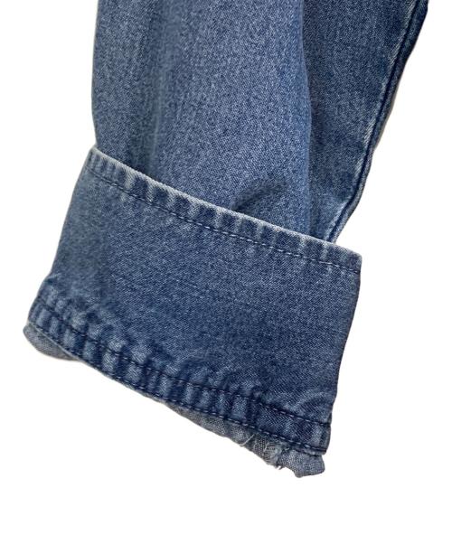 ROSIEE（ロージー）ROSIEE (ロージー) テンセルデニムワンピース ブルー サイズ:FREEの古着・服飾アイテム