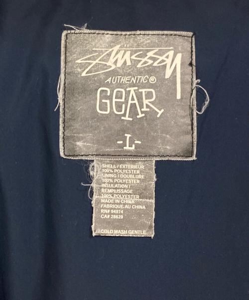 stussy（ステューシー）stussy (ステューシー) 中綿ジャケット パープル サイズ:Lの古着・服飾アイテム