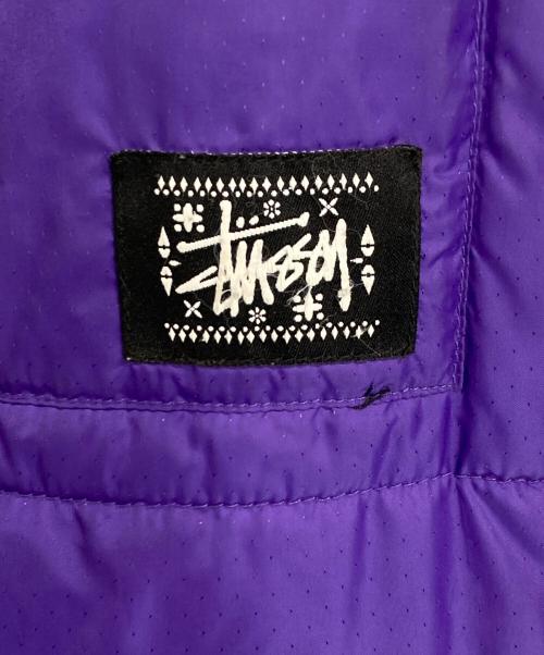 stussy（ステューシー）stussy (ステューシー) 中綿ジャケット パープル サイズ:Lの古着・服飾アイテム