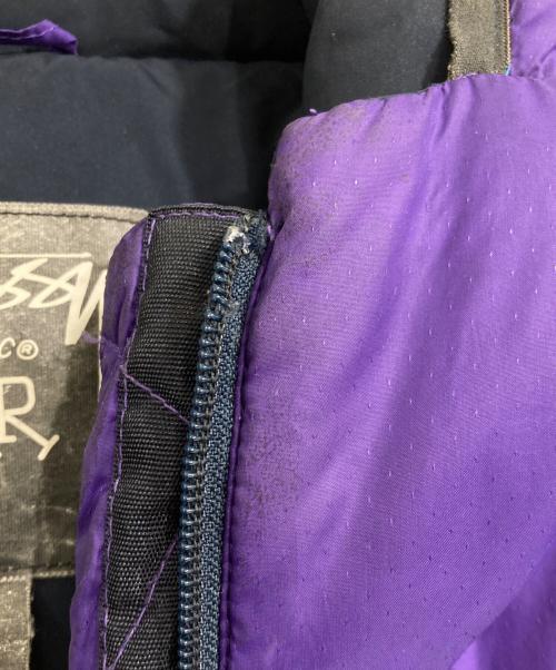 stussy（ステューシー）stussy (ステューシー) 中綿ジャケット パープル サイズ:Lの古着・服飾アイテム
