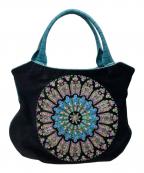 Think Bee!シンクビー!）の古着「ノートルダムトートバッグ」｜ブラック×ブルー