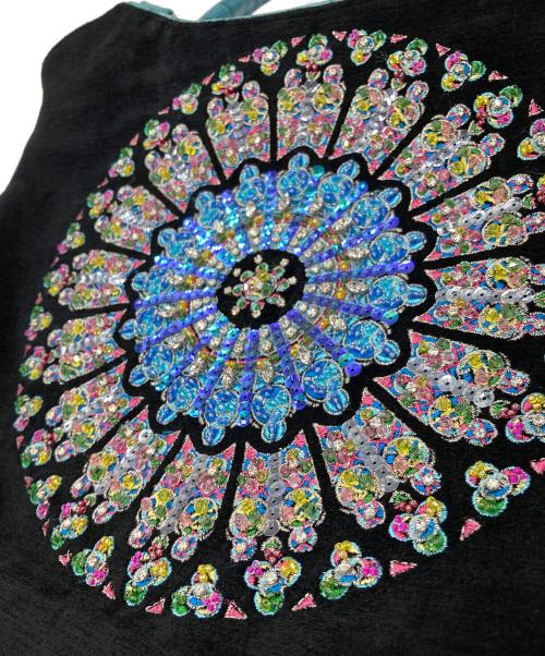 Think Bee!（シンクビー!）Think Bee! (シンクビー!) ノートルダムトートバッグ ブラック×ブルーの古着・服飾アイテム