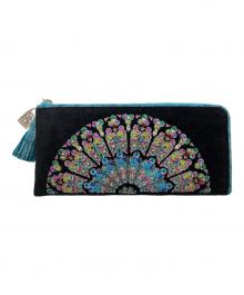 Think Bee!（シンクビー!）の古着「ノートルダム L型長財布」｜ブラック×ブルー