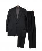 GUCCIグッチ）の古着「ウールストライプセットアップスーツ」｜ブラック