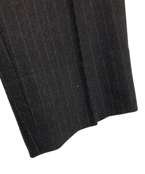 GUCCI（グッチ）GUCCI (グッチ) ウールストライプセットアップスーツ ブラック サイズ:50/48の古着・服飾アイテム