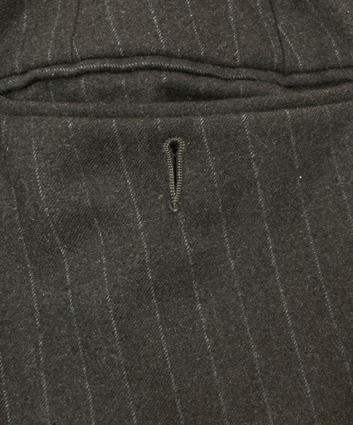 GUCCI（グッチ）GUCCI (グッチ) ウールストライプセットアップスーツ ブラック サイズ:50/48の古着・服飾アイテム