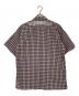 GDEH (グッドイナフ) 半袖チェックシャツ レッド×ネイビー サイズ:L：12000円