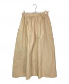 45Rフォーティファイブ・アール）の古着「コットンリネンゴマチノのスカート」｜ベージュ