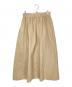 45R（フォーティファイブ・アール）の古着「コットンリネンゴマチノのスカート」｜ベージュ