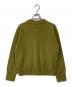 MARGARET HOWELL (マーガレットハウエル) TWISTED CASHMERE WOOL CARDIGAN グリーン サイズ:2：8000円