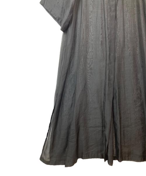 Curensology（カレンソロジー）Curensology (カレンソロジー) シアーロングシャツ ブラック サイズ:FREEの古着・服飾アイテム