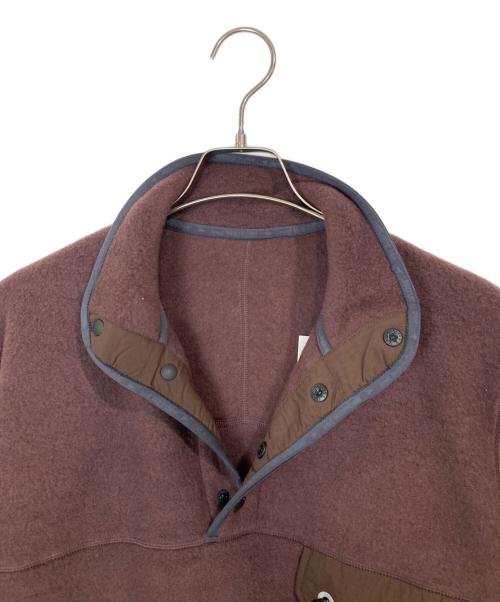 and wander（アンドワンダー）and wander (アンドワンダー) wool fleece pullover ブラウン サイズ:Ⅿの古着・服飾アイテム