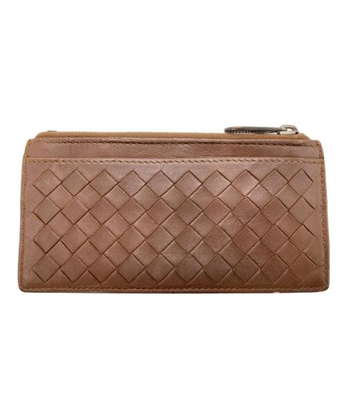 BOTTEGA VENETA（ボッテガベネタ）BOTTEGA VENETA (ボッテガベネタ) イントレチャートフラグメントケース ブラウンの古着・服飾アイテム