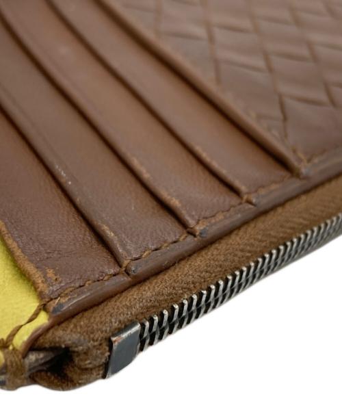 BOTTEGA VENETA（ボッテガベネタ）BOTTEGA VENETA (ボッテガベネタ) イントレチャートフラグメントケース ブラウンの古着・服飾アイテム