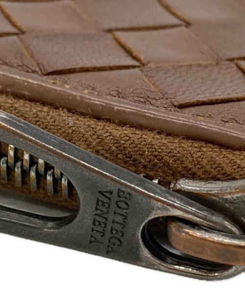 BOTTEGA VENETA（ボッテガベネタ）BOTTEGA VENETA (ボッテガベネタ) イントレチャートフラグメントケース ブラウンの古着・服飾アイテム