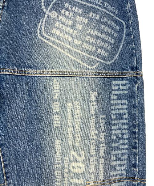 THE BLACK EYE PATCH（ブラックアイパッチ）THE BLACK EYE PATCH (ブラックアイパッチ) DOGTAG EXTRA BAGGY JEANS インディゴ サイズ:SIZE 336 未使用品の古着・服飾アイテム