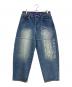 THE BLACK EYE PATCH（ブラックアイパッチ）の古着「DOGTAG EXTRA BAGGY JEANS」｜インディゴ