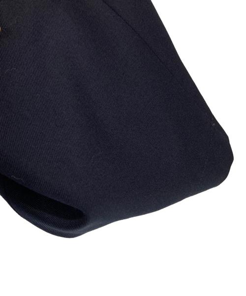 nano・universe（ナノ・ユニバース）nano・universe (ナノ・ユニバース) ウールポリエステルギャバジンステンカラーコート ネイビー サイズ:Sの古着・服飾アイテム