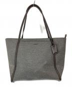 TUMIトゥミ）の古着「トートバッグレザーハンドル」｜グレー