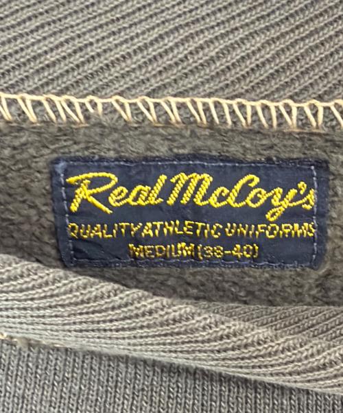 THE REAL McCOY'S（ザ・リアルマッコイズ）THE REAL McCOY'S (ザ・リアルマッコイズ) クルーネックスウェット カーキ サイズ:Ｍの古着・服飾アイテム